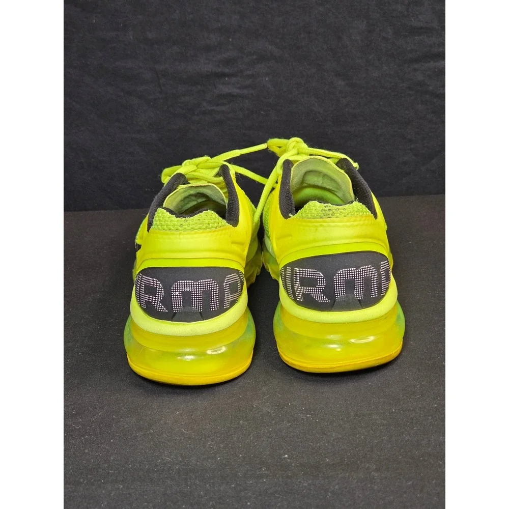 Nike Air Max 2013 Volt Yellow Black Kids Running Shoes 555426-700 7Y